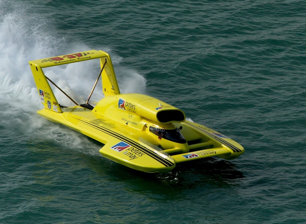 Peters and May USA have not been backwards in coming forward in support of powerboat racing. © Image supplied .